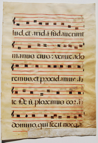 Missale Festivum original parchment from 1649